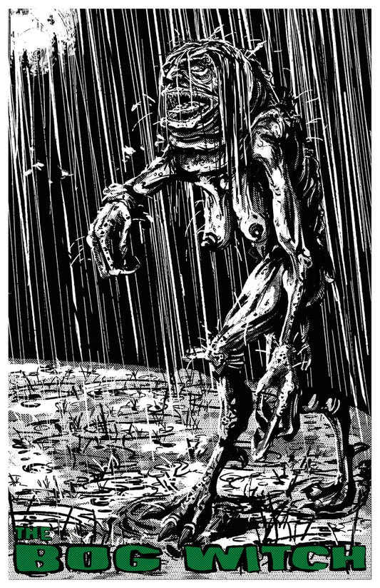 THE BOG WITCH 11” X 17” ART PRINT Horror