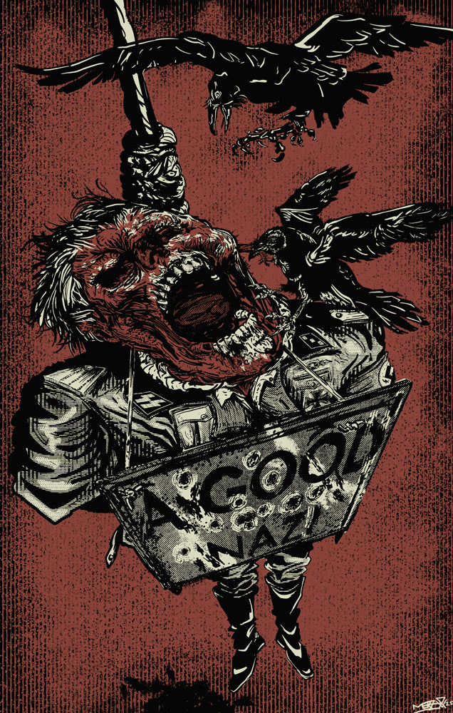 No debate Hoodie DEAD N*ZI, ANTI F*SCIST RAVENS, XS - 5XL new