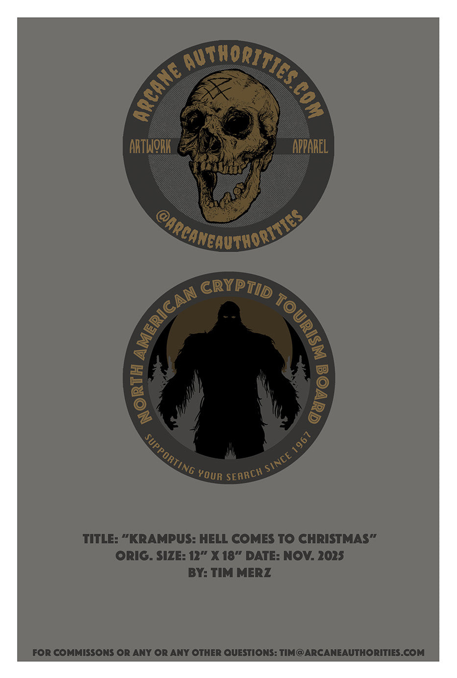 KRAMPUS HELL COMES TO XMAS MINI PRINT