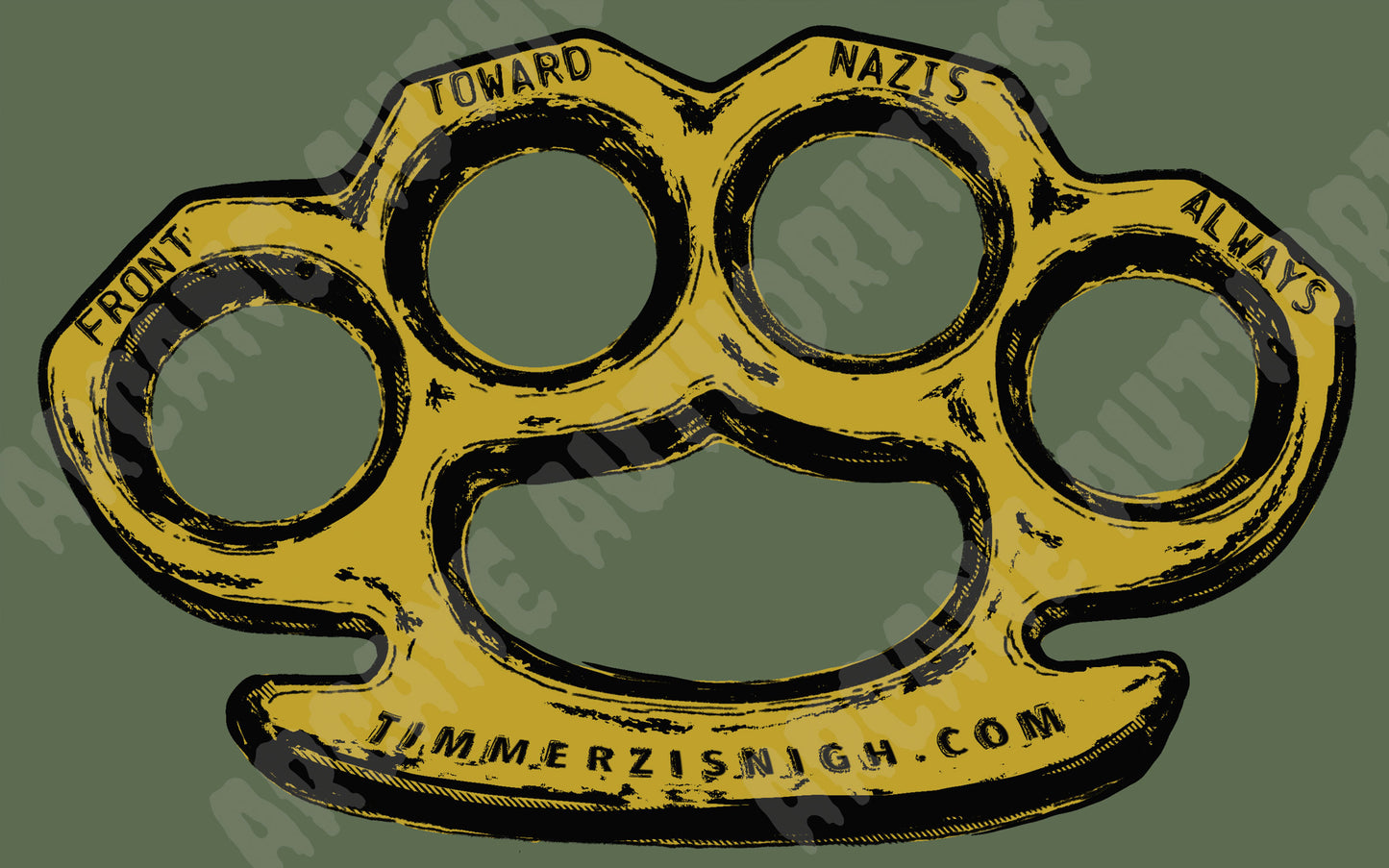 Instructions Included T shirt (Army Green)