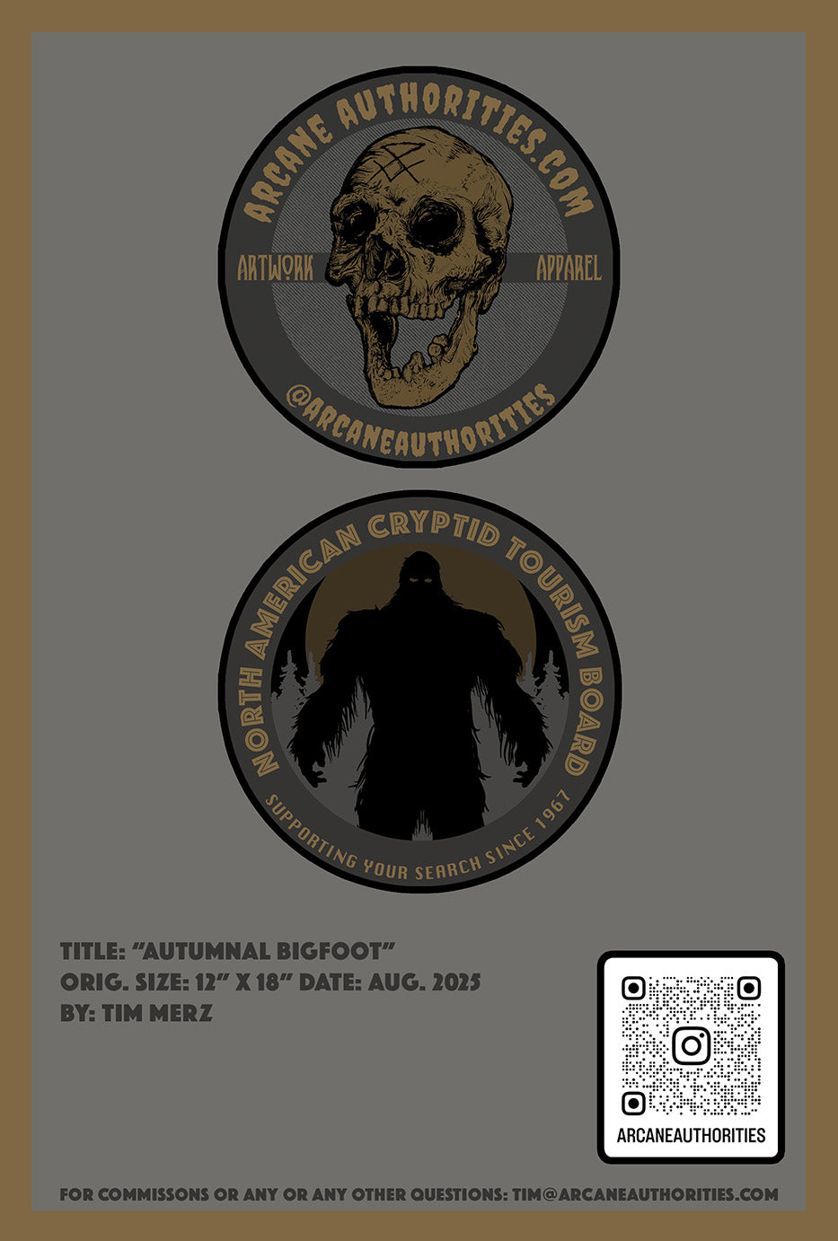 BIGFOOT STAY ALERT MINI PRINT