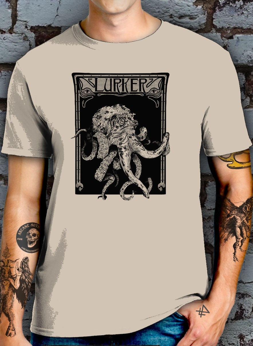 LURKER Art Nouveau Creepy Giant Pacific Octopus T-Shirt - new