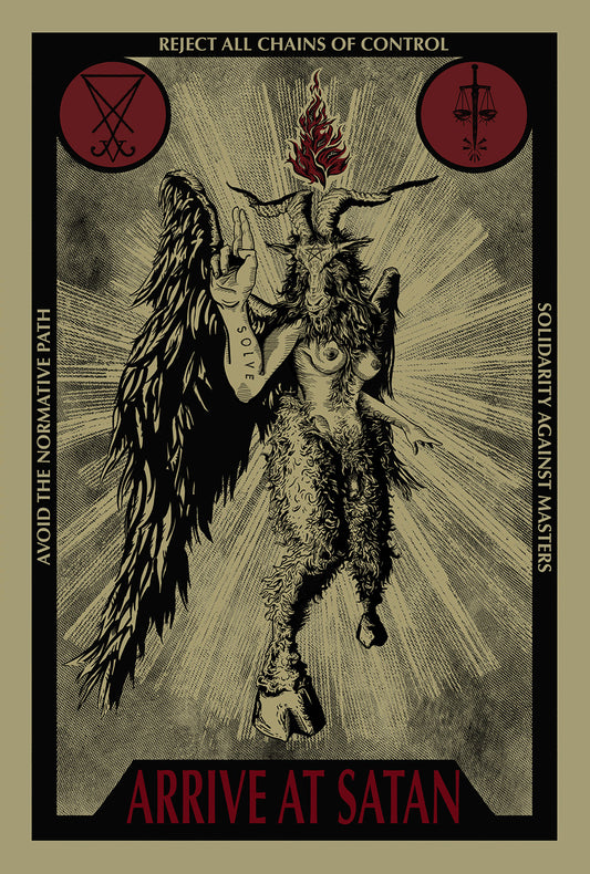 ARRIVE AT SATAN MINI PRINT