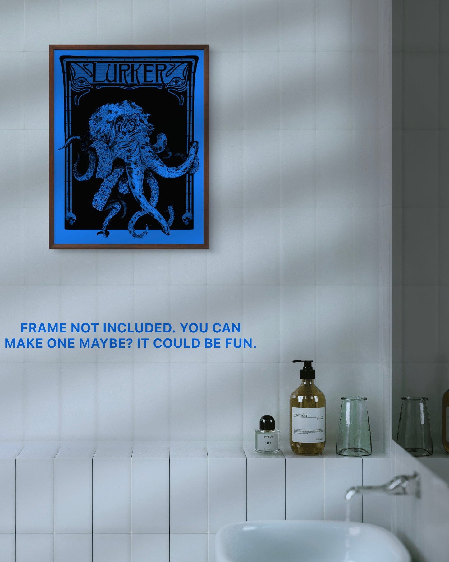 Lurker 8.5” X 11" Silkscreened print
