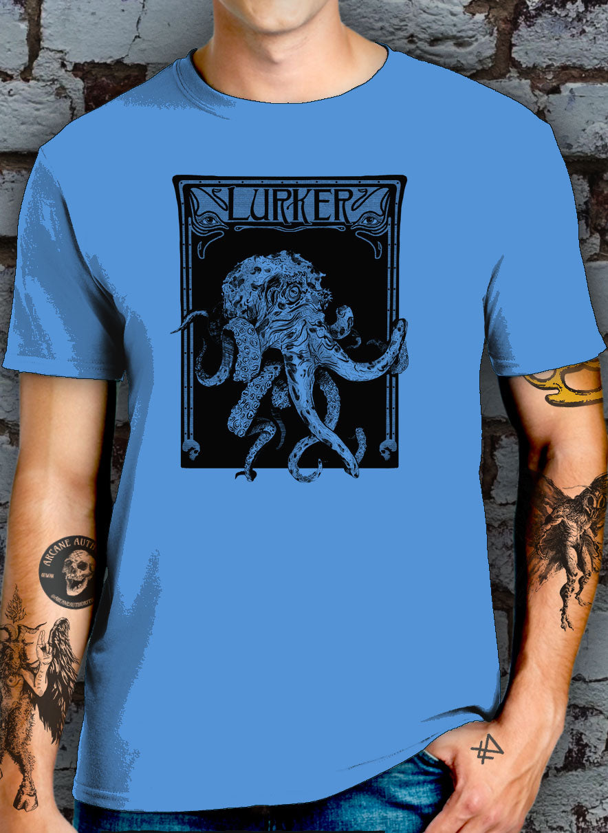 LURKER Art Nouveau Creepy Giant Pacific Octopus T-Shirt - new