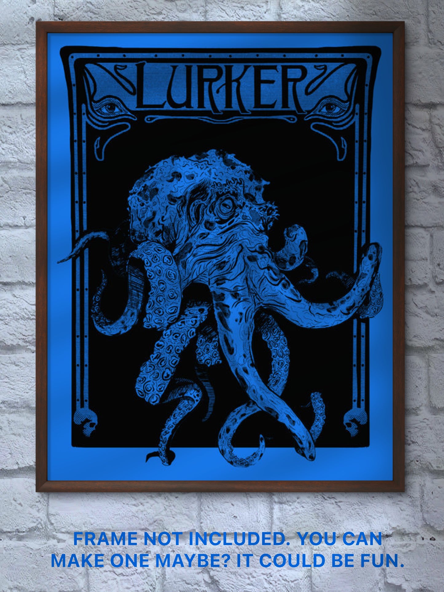 Lurker 8.5” X 11" Silkscreened print