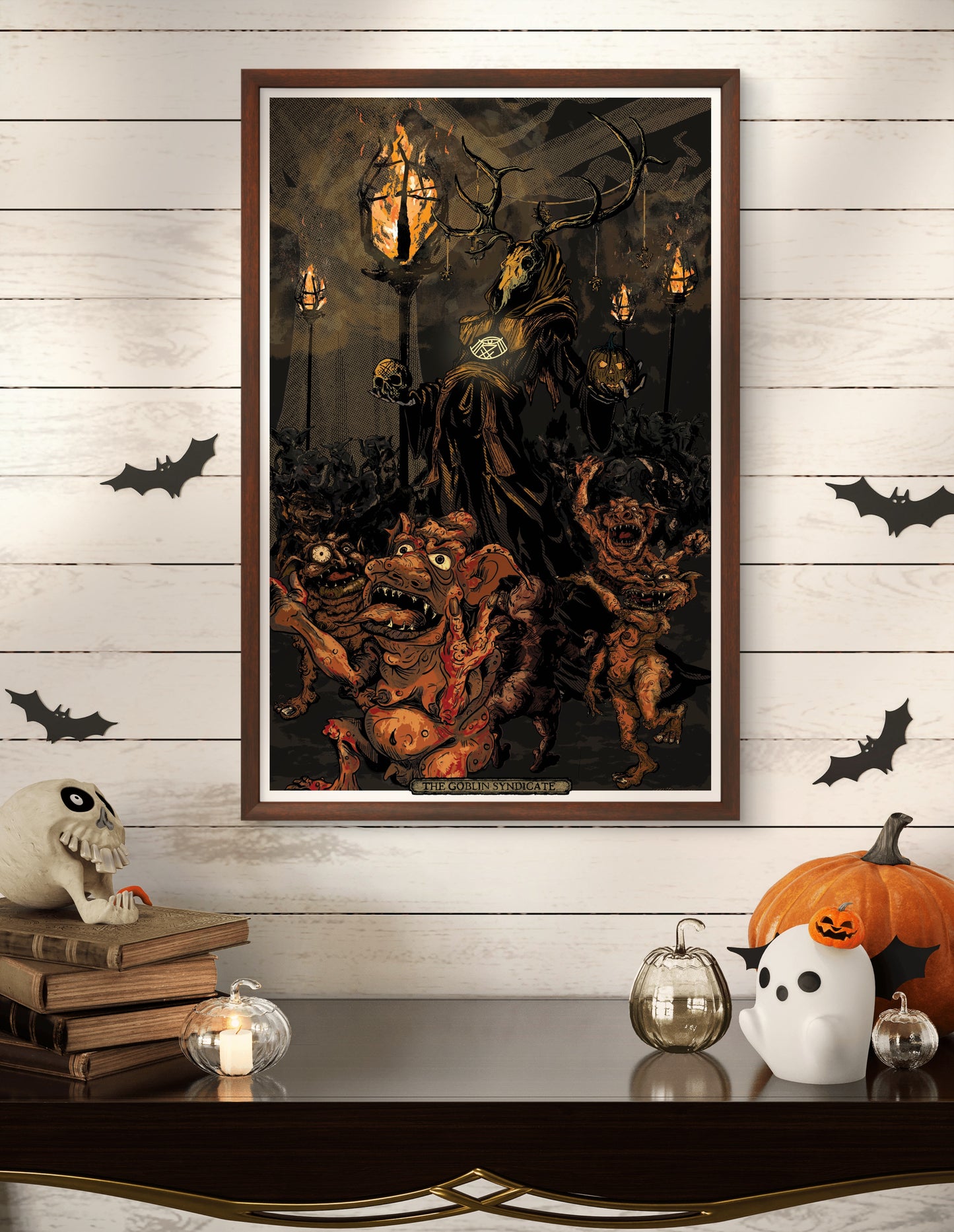 THE GOBLIN SYNDICATE 11” X 17” Art Print Halloween Samhain