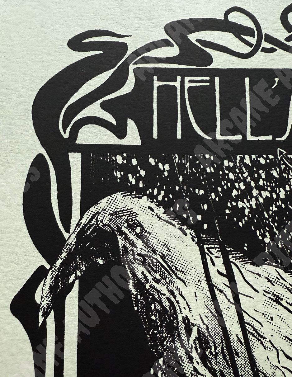 Hell's Heart 8.5” X 11" Silkscreened print