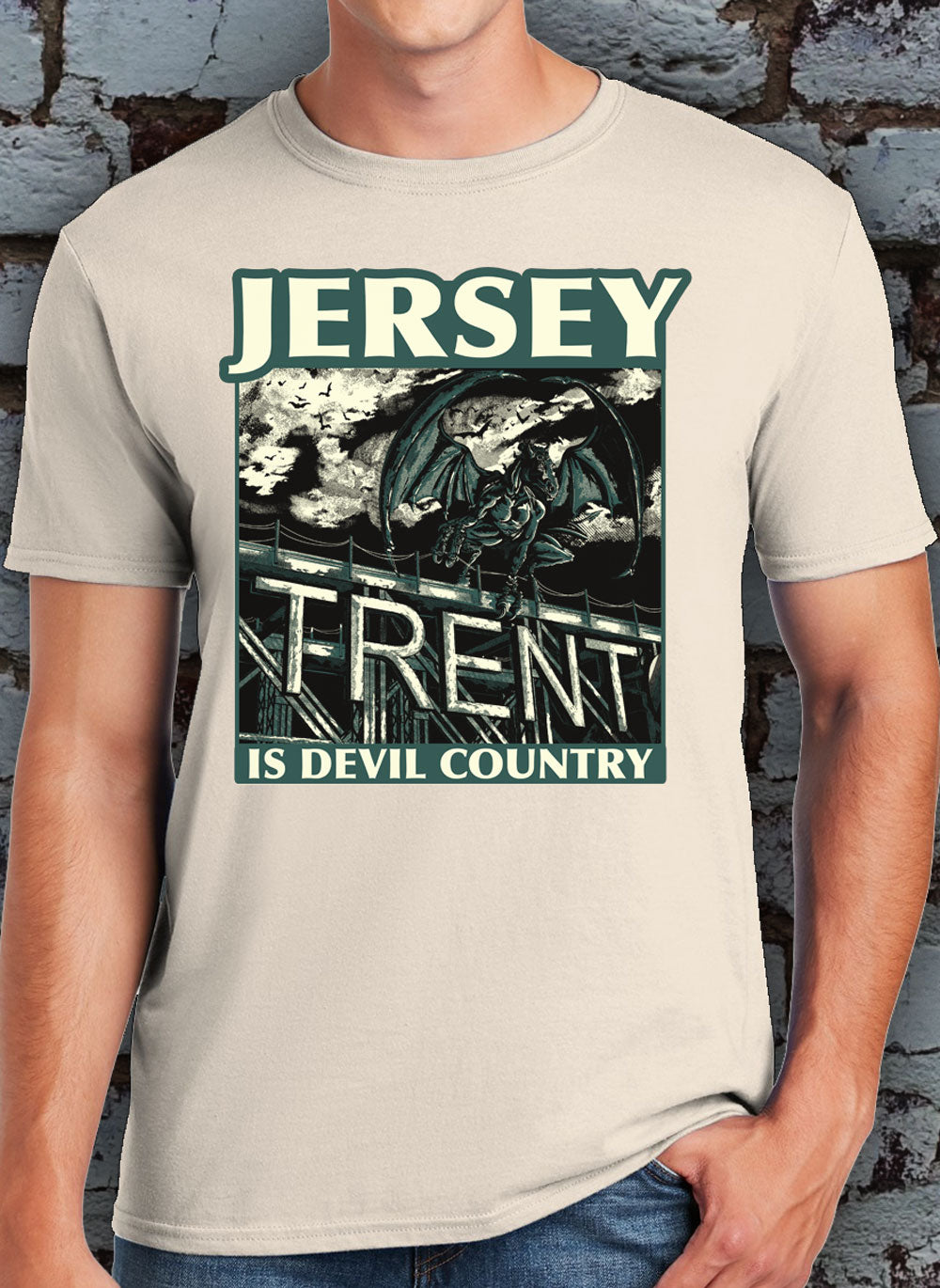 JERSEY DEVIL, "Jersey Is Devil Country" T-Shirt Cryptid Monster