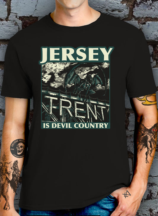 JERSEY DEVIL, "Jersey Is Devil Country" T-Shirt Cryptid Monster