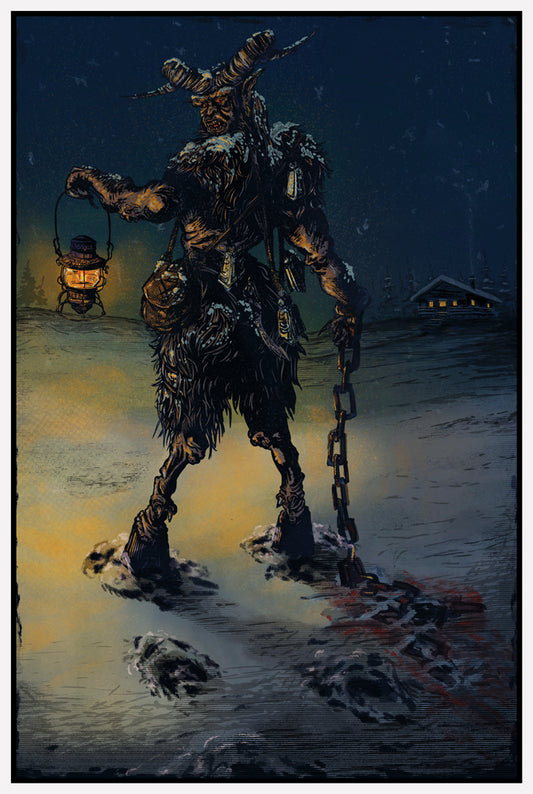 KRAMPUS (NO TEXT VARIANT) 12" X 18" ART PRINT