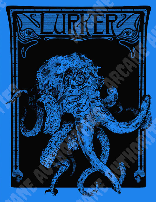 Lurker 8.5” X 11" Silkscreened print