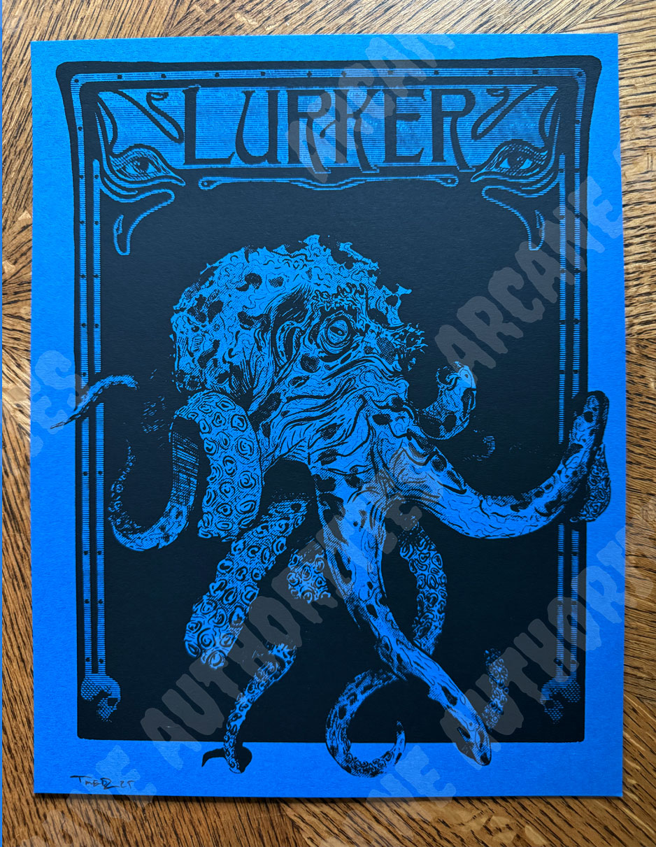 Lurker 8.5” X 11" Silkscreened print