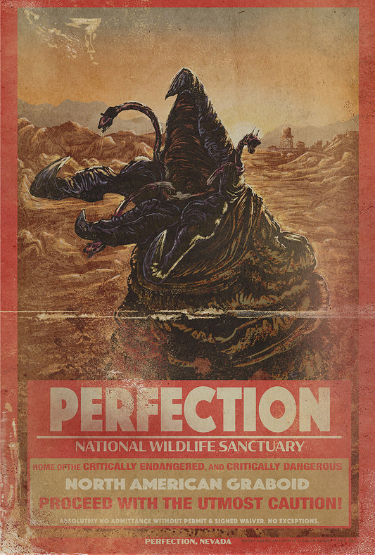 PERFECTION, NV NATL. WILDLIFE SANCTUARY 11" X 17" Art Print TREMORS GRABOIDS