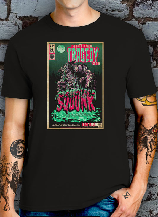 TEE SHIRT- TRAGEDY OF THE SQUONK *IN PERSON ONLY*